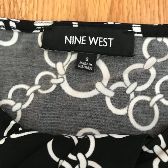 Nine West Chain Print Abstract Sleeveless Blouse Size S Bundle of Office Tops - Picture 3 of 13